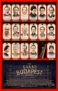 The Grand Budapest Hotel, dir. Wes Anderson
