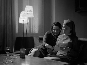 Ida/Anna (Agata Trzebuchowska) and Wanda (Agata Kulesza) in IDA.  Courtesy of Music Box Films.