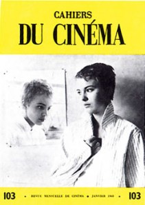Cahiers du Cinema, Issue #103, with Jean Seberg in Breathless. Image courtesy of Cahiers du Cinema